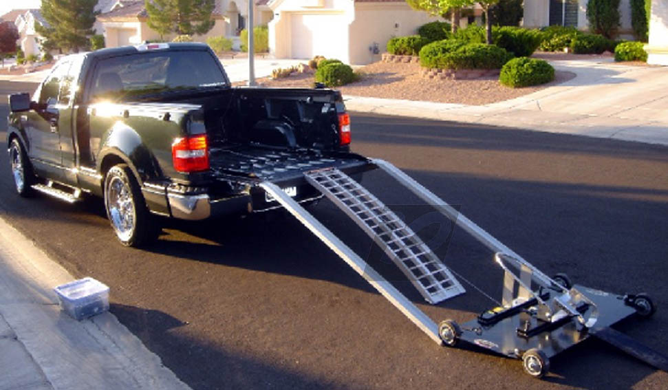 New Cruiser Loader Aluminum Ramp Dolly Electric Winch Pick Up Truck